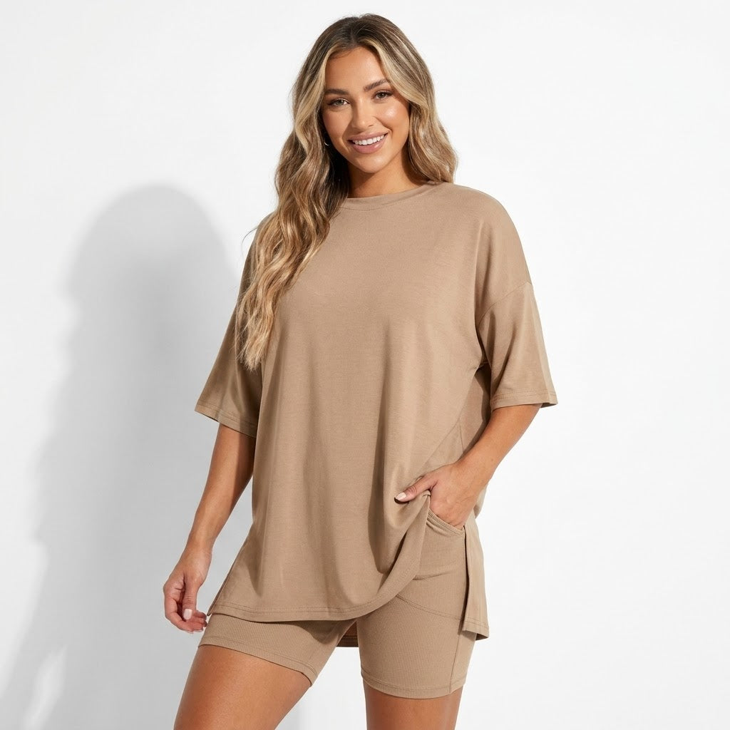 VALE Cozy Crewneck Two-Piece Set