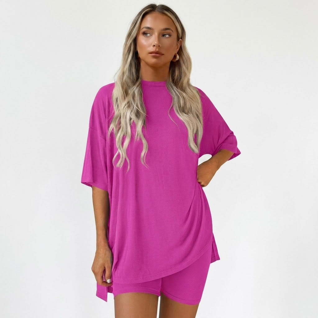 VALE Cozy Crewneck Two-Piece Set