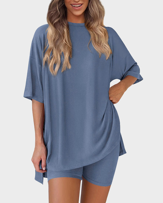 VALE Cozy Crewneck Two-Piece Set